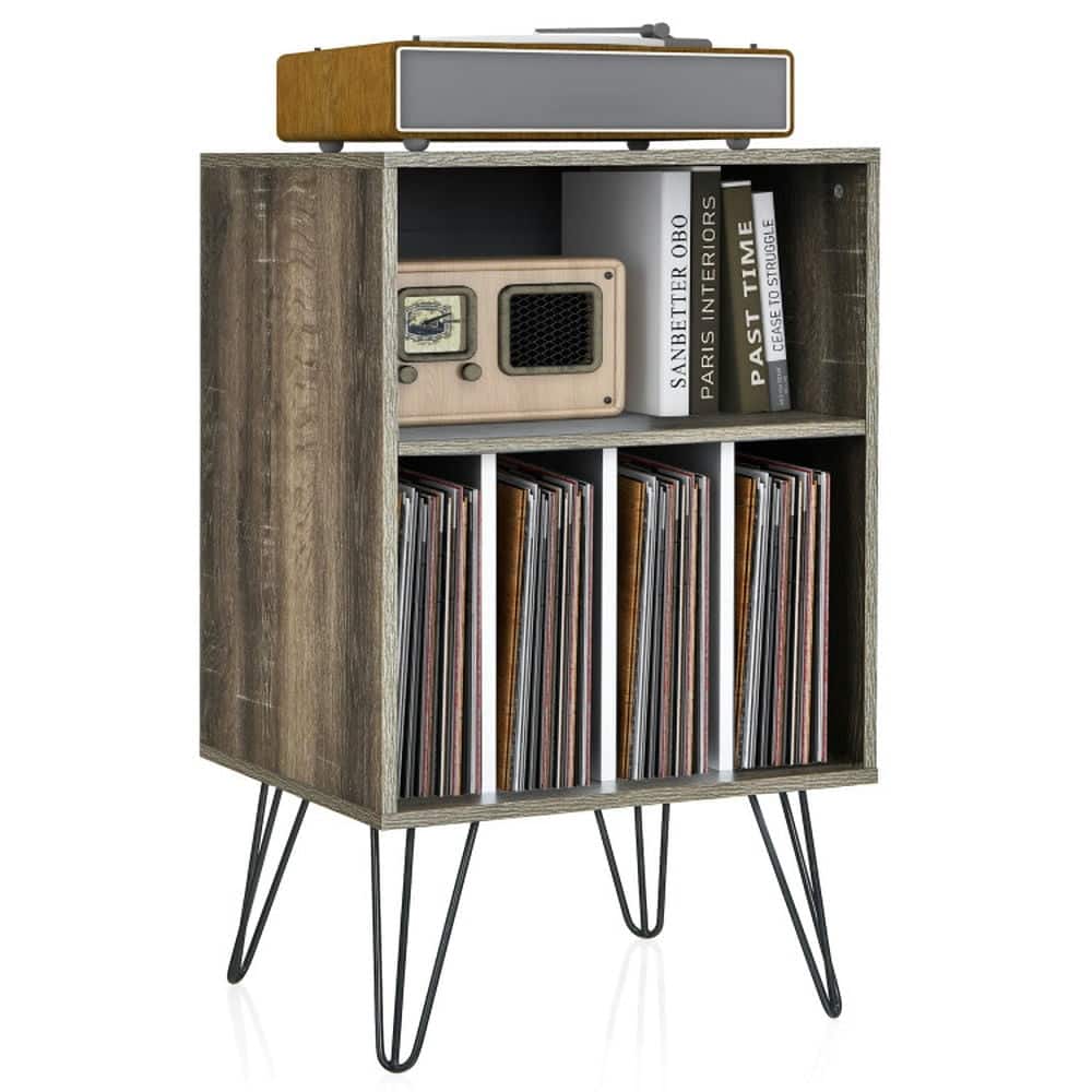 Kadyn - Filing Cabinet Office Drawers, Office Storage Cabinet,Freestanding Record Player Stand Record Storage Cabinet