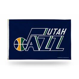 Rico Industries - Utah Jazz NBA 3X5 Indoor Outdoor Banner Flag with grommets for hanging - Multi