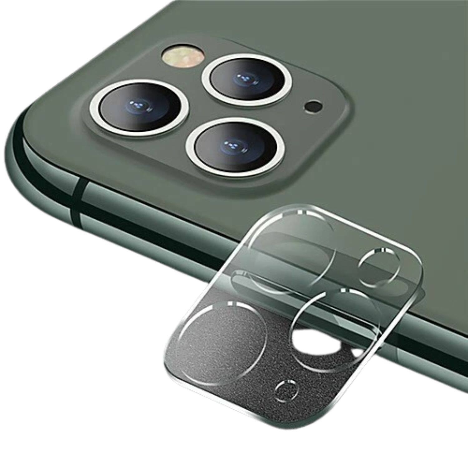 Front. Home Collection - Clear Tempered Glass Camera Lens Protector Cover for iPhone 15 Pro (6.1") - Clear.