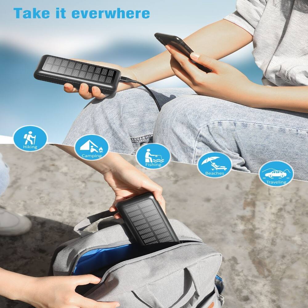 Take it everywhere

Hiking  
Camping  
Fishing  
Beaches  
Traveling