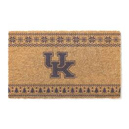 Jardine - Kentucky Wildcats 18" x 30" Holiday Coir Doormat - Brown