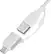 Alt View 20. Best Buy essentials™ - Female USB to Male USB-C Adapter (2-Pack) - Silver.