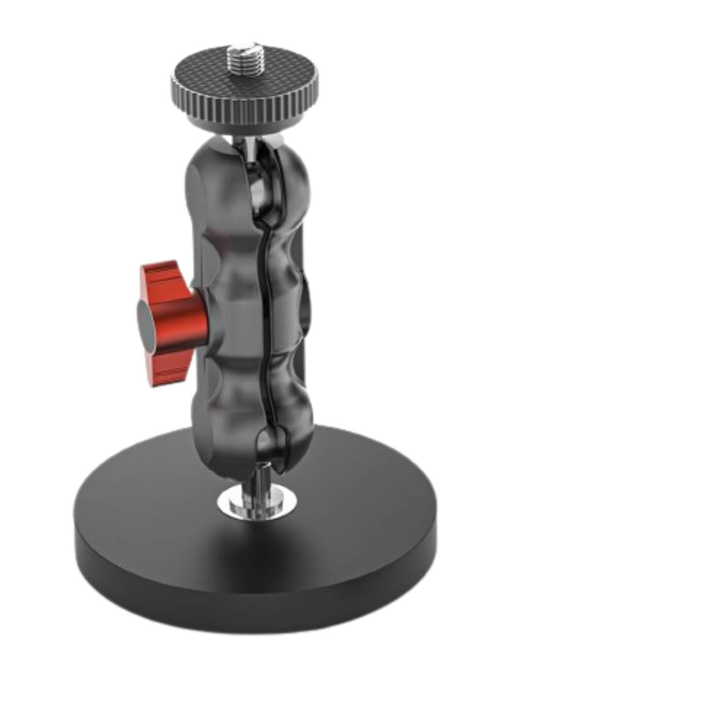 Front. Home Collection - Magnetic Camera Mount For GoPro DJI Insta360, 360 Degree Rotation - Black.