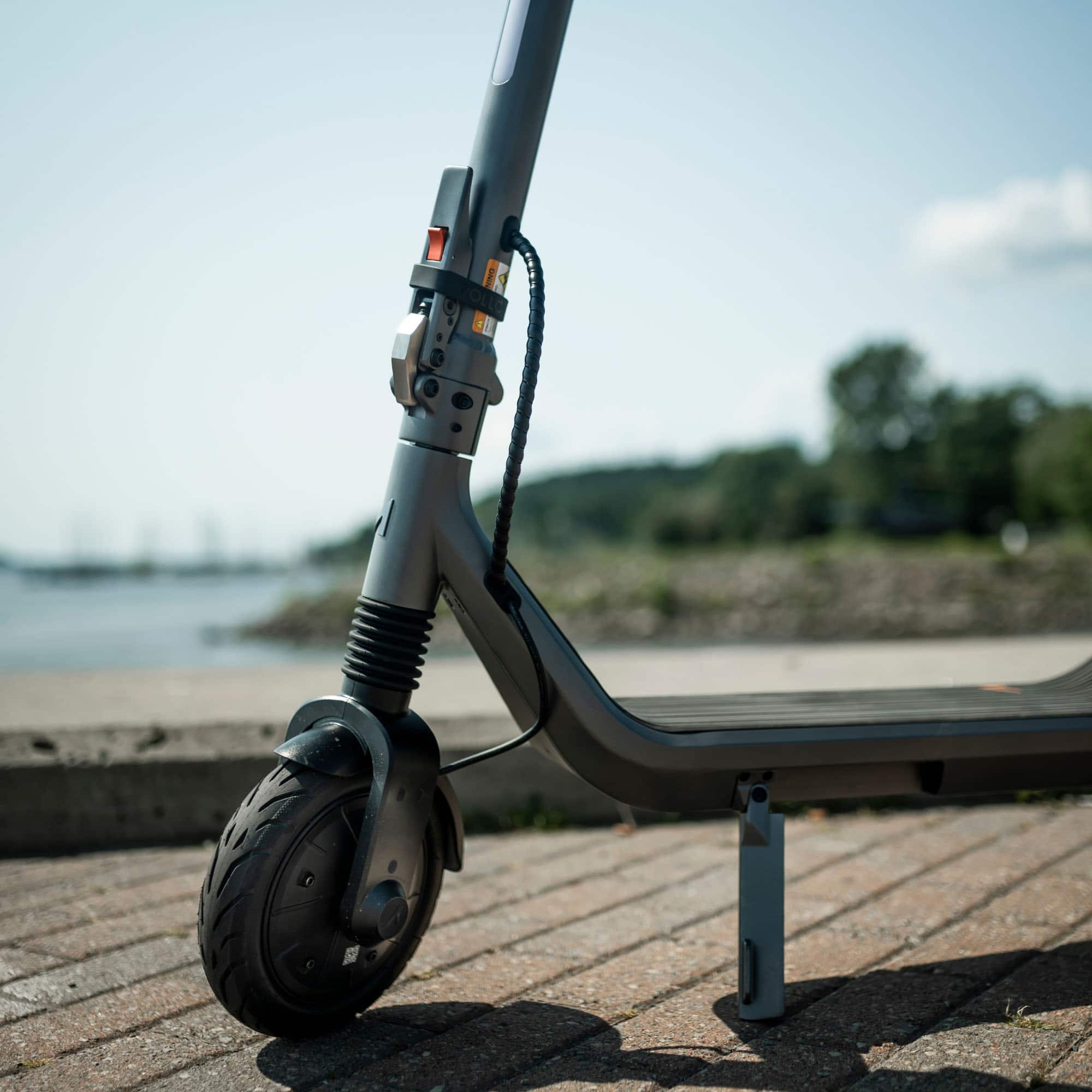 Alt View 12. Apollo - Go 2024 Premium Dual-Motor Electric Scooter w/40 mi Max Operating Range & 28 mph Max Speed - Space Gray.