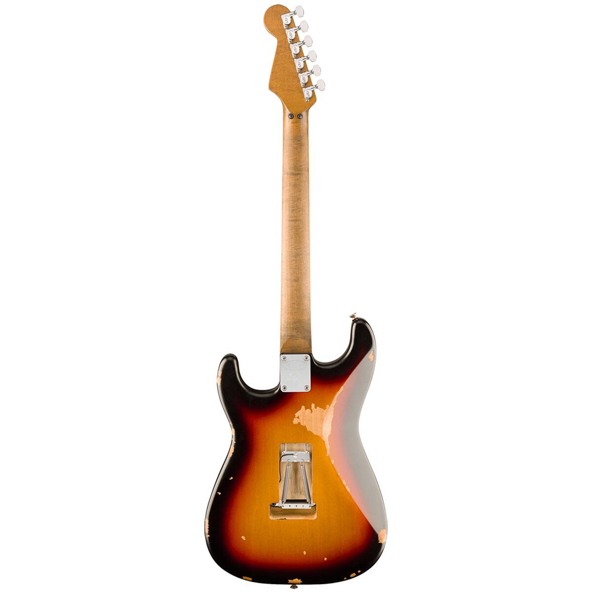 Alt View 1. EVH - EVH Frankenstein Relic Series Limited Edition Electric Guitar - White.