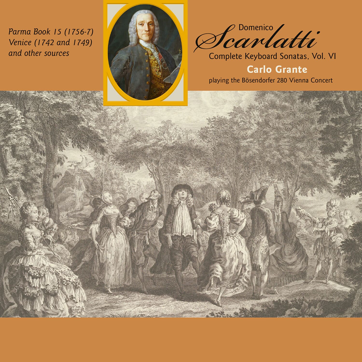 Carlo Grante - Complete Keyboard Sonatas 6  - COMPACT DISCS