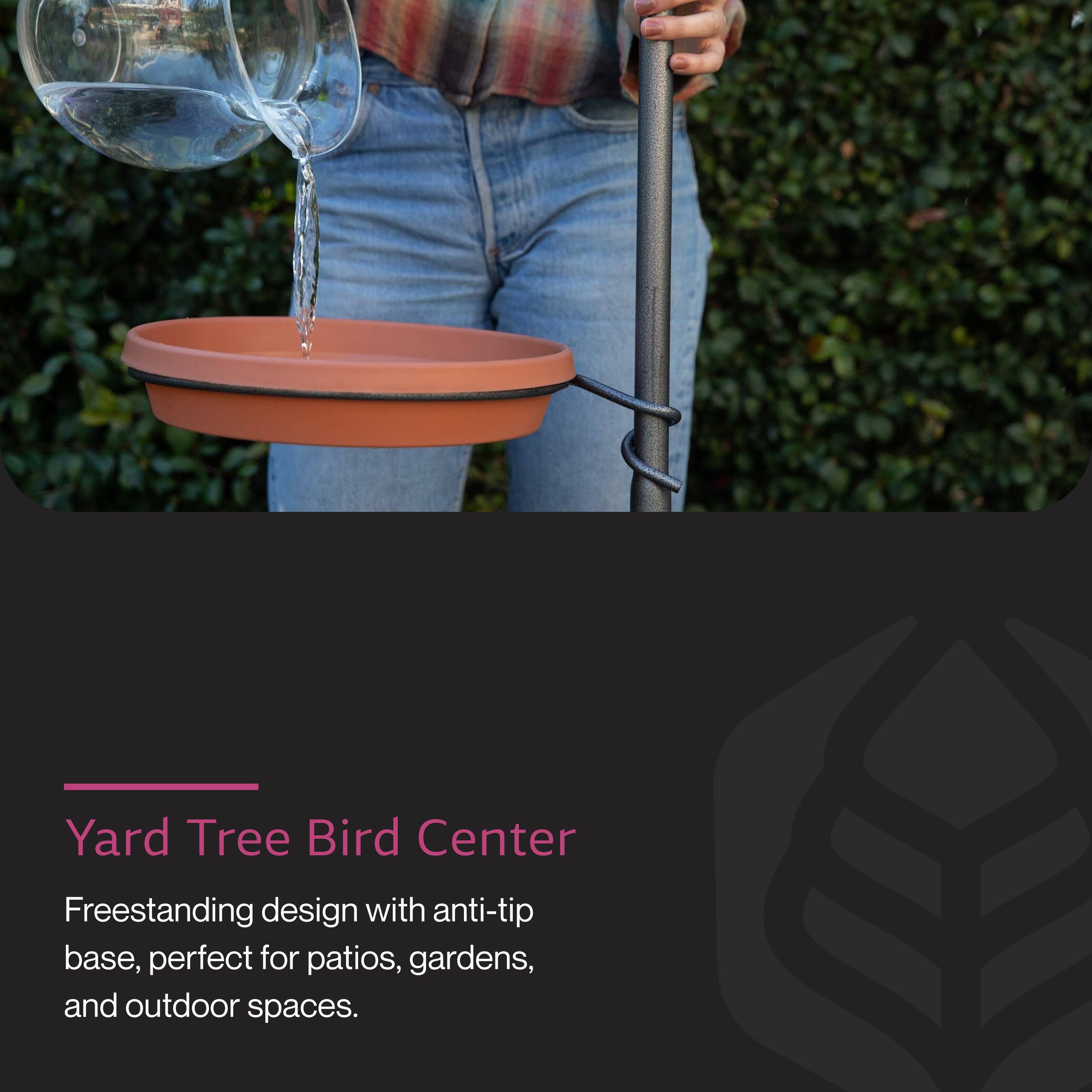 Yard Tree Bird Center  
Freestanding design with anti-tip base, perfect for patios, gardens, and outdoor spaces.