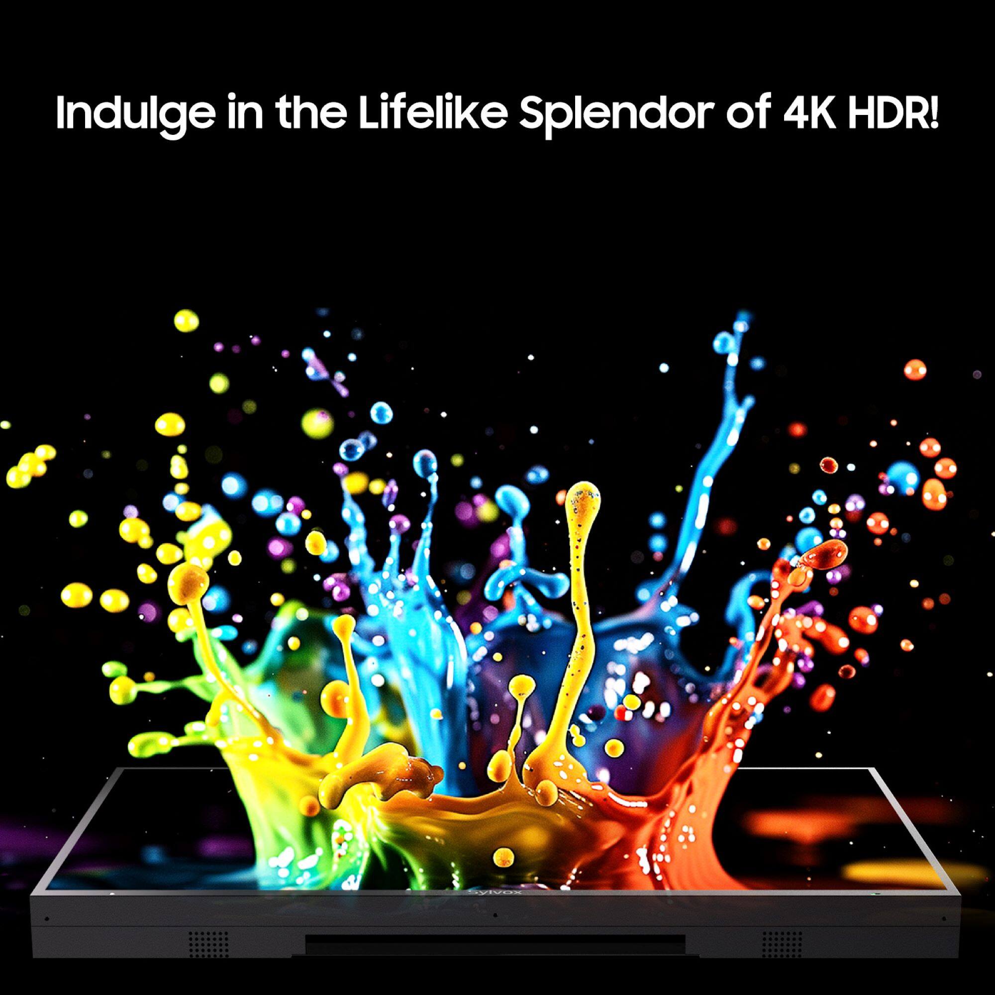 Indulge in the Lifelike Splendor of 4K HDR!