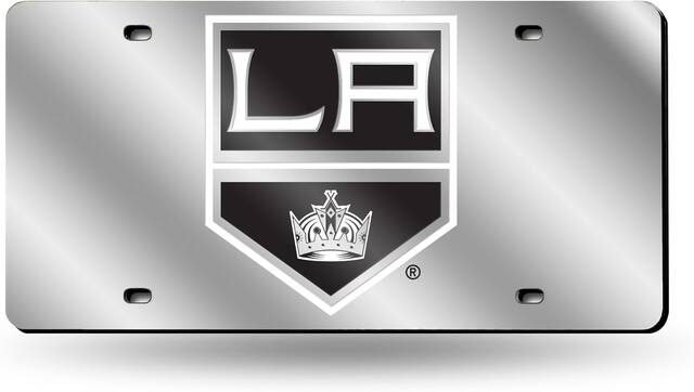 Front. Rico Industries - Los Angeles Kings Acrylic License Plate Laser Tag - Multi.