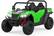 Front. Acekool - 24V 4WD Electric Ride On Dump Truck with Motorized Dump Bed, Remote Control, LED Lights, Music, Two Seater, Green - Green.