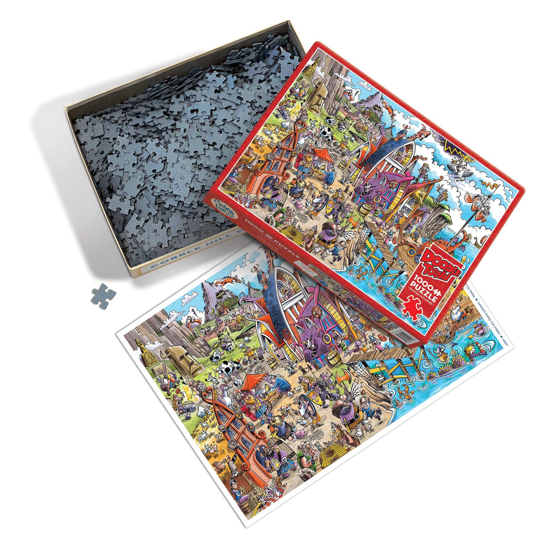 * aralnla SST COSSLE DTLL 80ML S DOODN . OODLE SOAT PUZZLE 1000+ 6 1 LS
