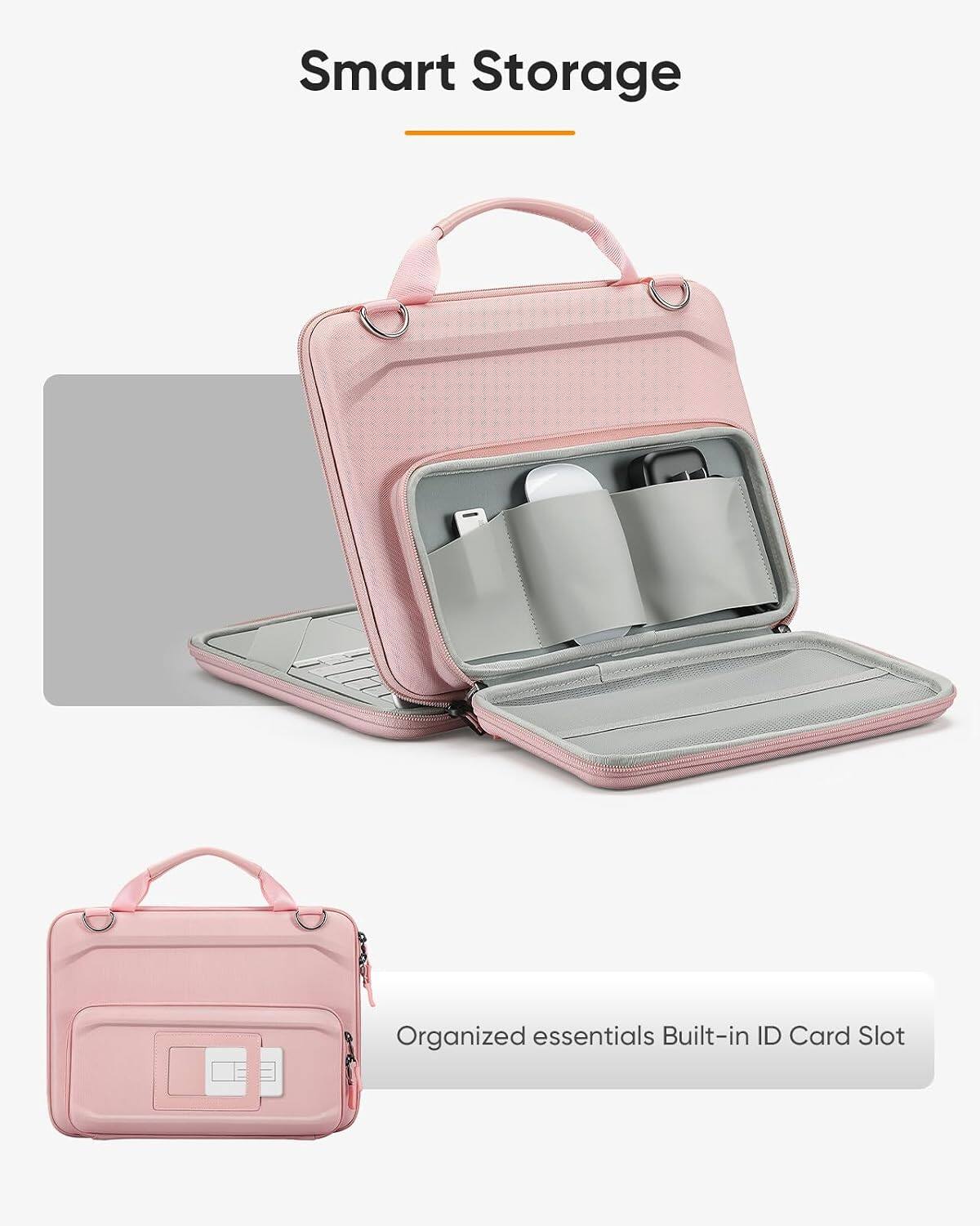 Smart Storage

Organized essentials Built-in ID Card Slot