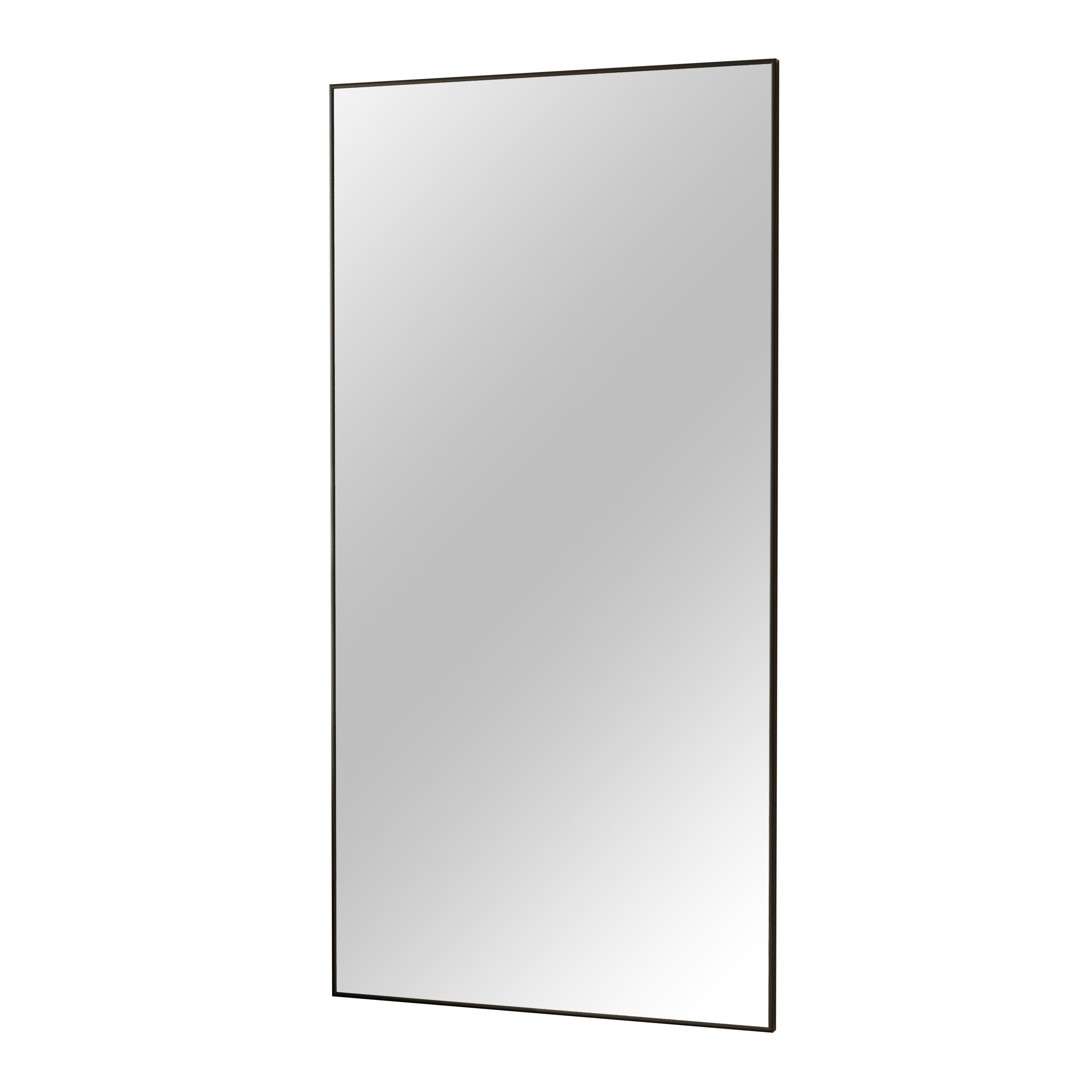 Easly - 30 in. W x 71 in. H Rectangle Aluminum Alloy Frame Full Length Floor Mirror - Black price history on PriceWatchPro