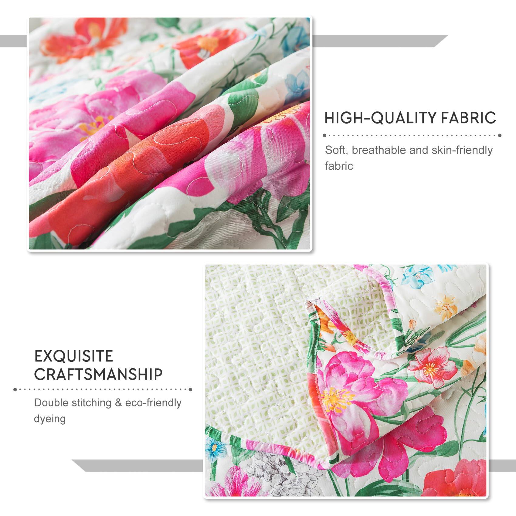 HIGH-QUALITY FABRIC  
Soft, breathable and skin-friendly fabric  

EXQUISITE CRAFTSMANSHIP  
Double stitching & eco-friendly dyeing