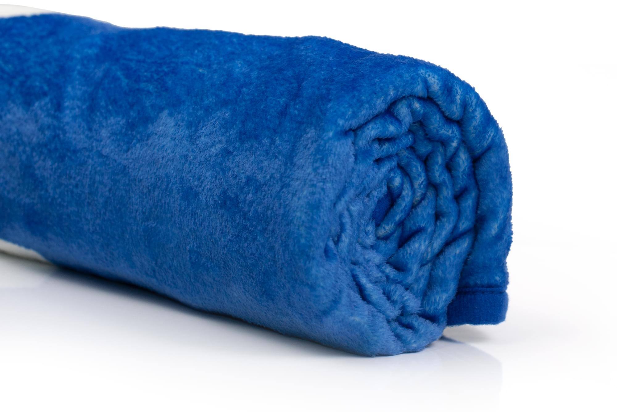 Alt View 1. Just Funky - NASA Logo Fleece Soft Throw Blanket | Large NASA Blanket | 60 x 45 Inches - Blue.