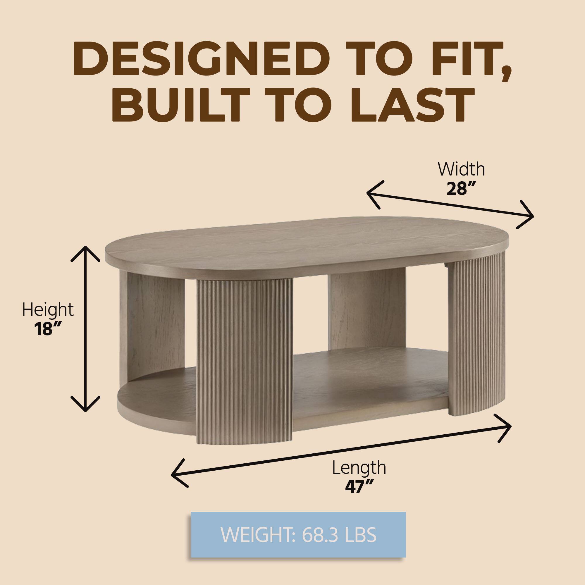 DESIGNED TO FIT, BUILT TO LAST

Width 28"  
Height 18"  
Length 47"  
WEIGHT: 68.3 LBS