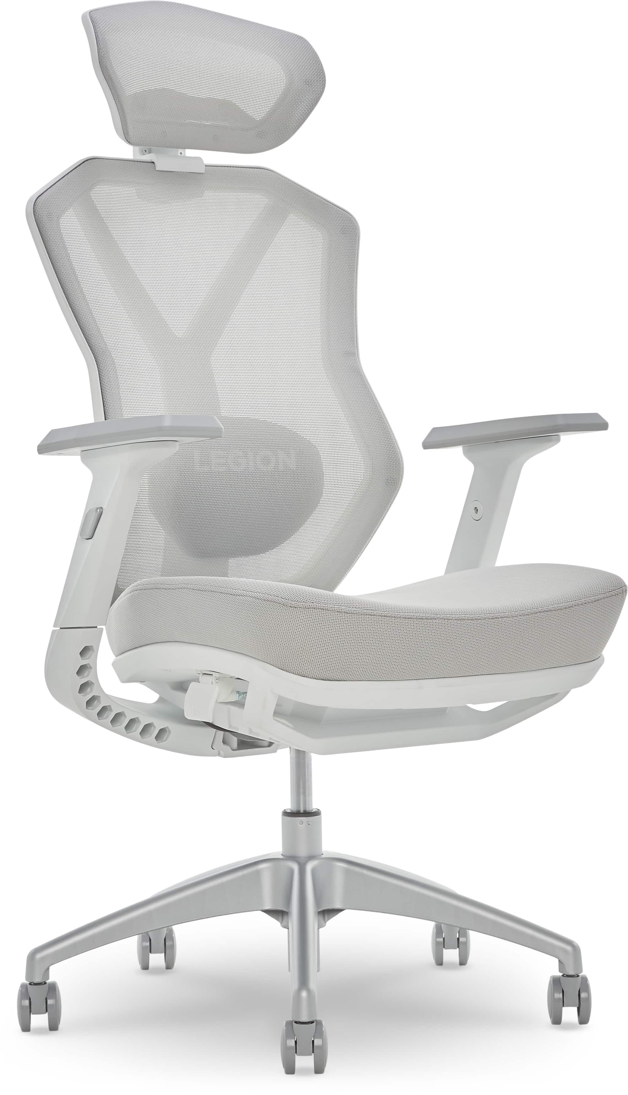 Front. Lenovo - Legion Mesh Gaming Chair - Phantom Gray.