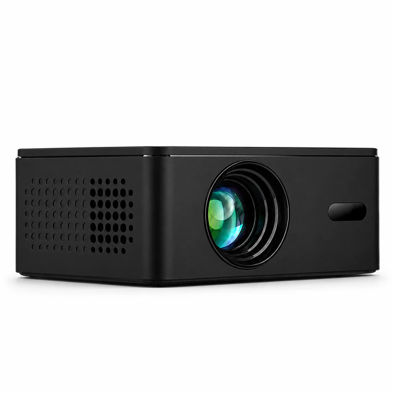 Front. BOSS - BOSS A32 HD Projector - HD Projector, Auto Focus, 460 Lumens - w/ Free Screen & Mount - Black.