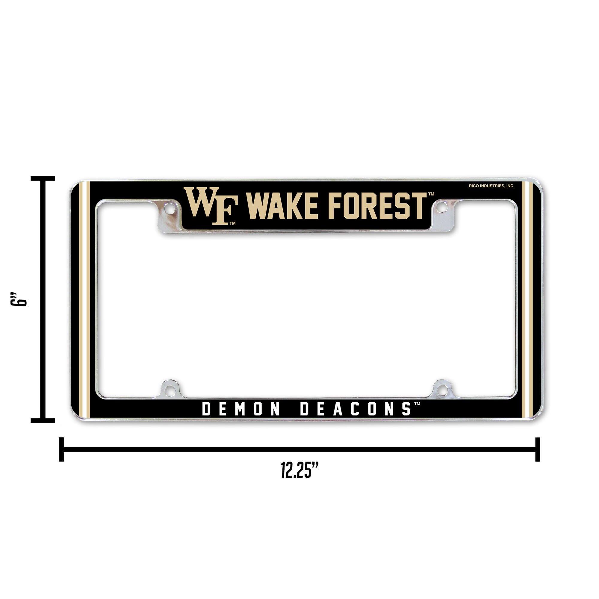 - Rico Industries, Inc.
- WF Wake Forest
- Demon Deacons
- 12.25"