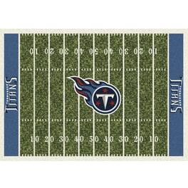 Imperial - Tennessee Titans 7'8'' x 10'9'' Home Field Rug - Green