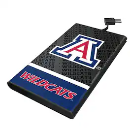 Keyscaper - Arizona Wildcats Endzone Plus 5000mAh Flat Powerbank - Black
