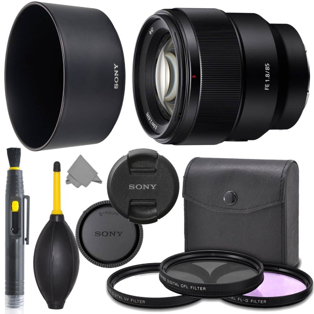 Sony - FE 85mm f/1.8 Lens with AOM Pro Starter Bundle - International Version (1 Year AOM Warranty) price history on PriceWatchPro