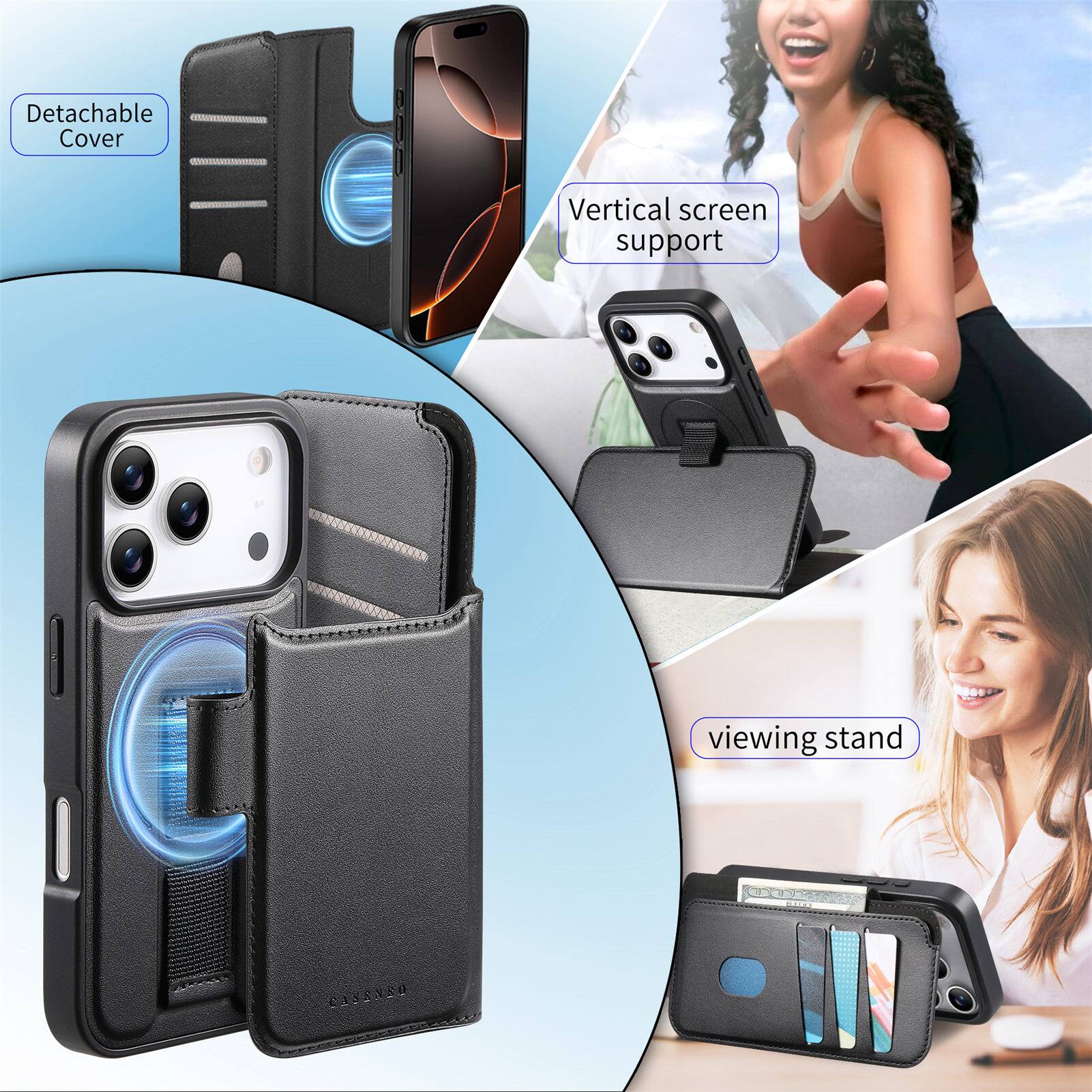 Detachable Cover  
Vertical screen support  
viewing stand