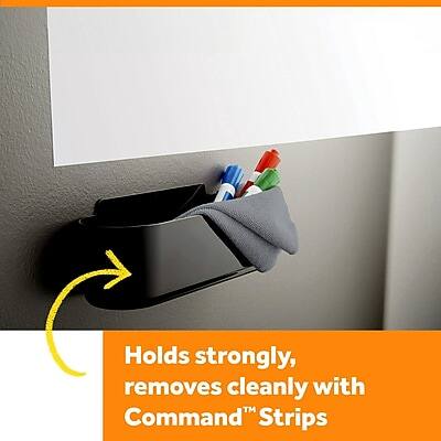 Holds strongly, removes cleanly with Command™ Strips