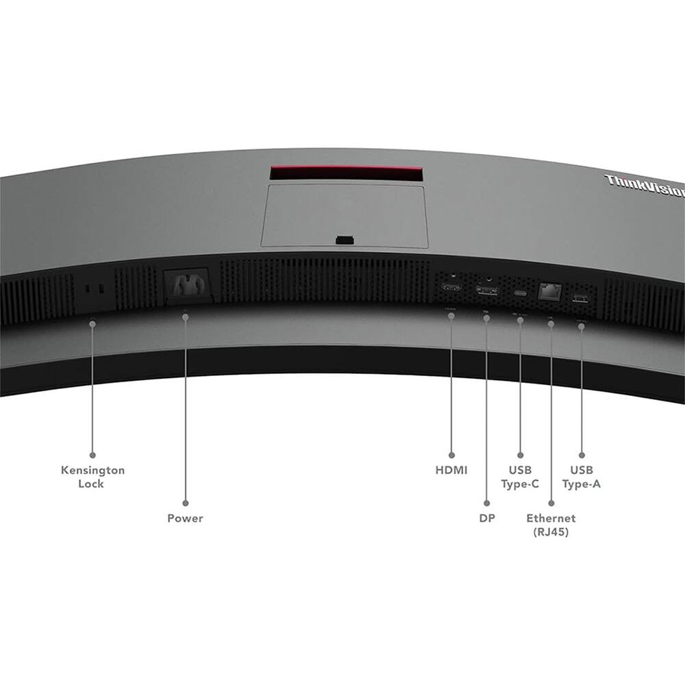 Kensington Lock  
Power  
HDMI  
USB Type-C  
USB Type-A  
DP  
Ethernet (RJ45)