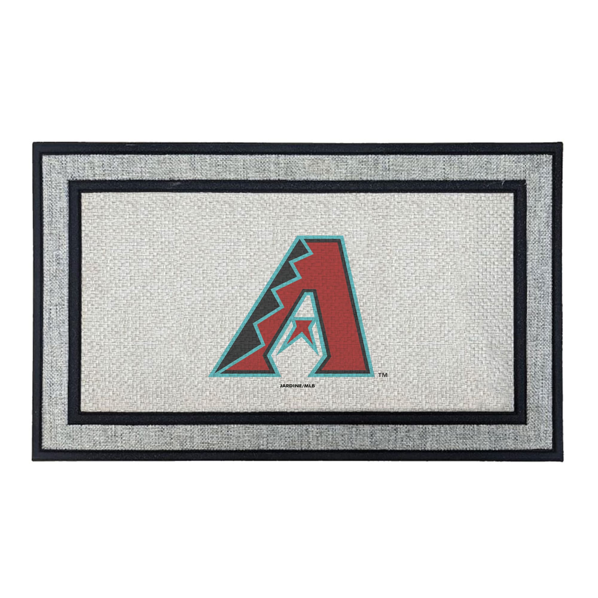 Front. Jardine - Arizona Diamondbacks 18" x 30" Indoor/Outdoor Logo Doormat - Multicolor.