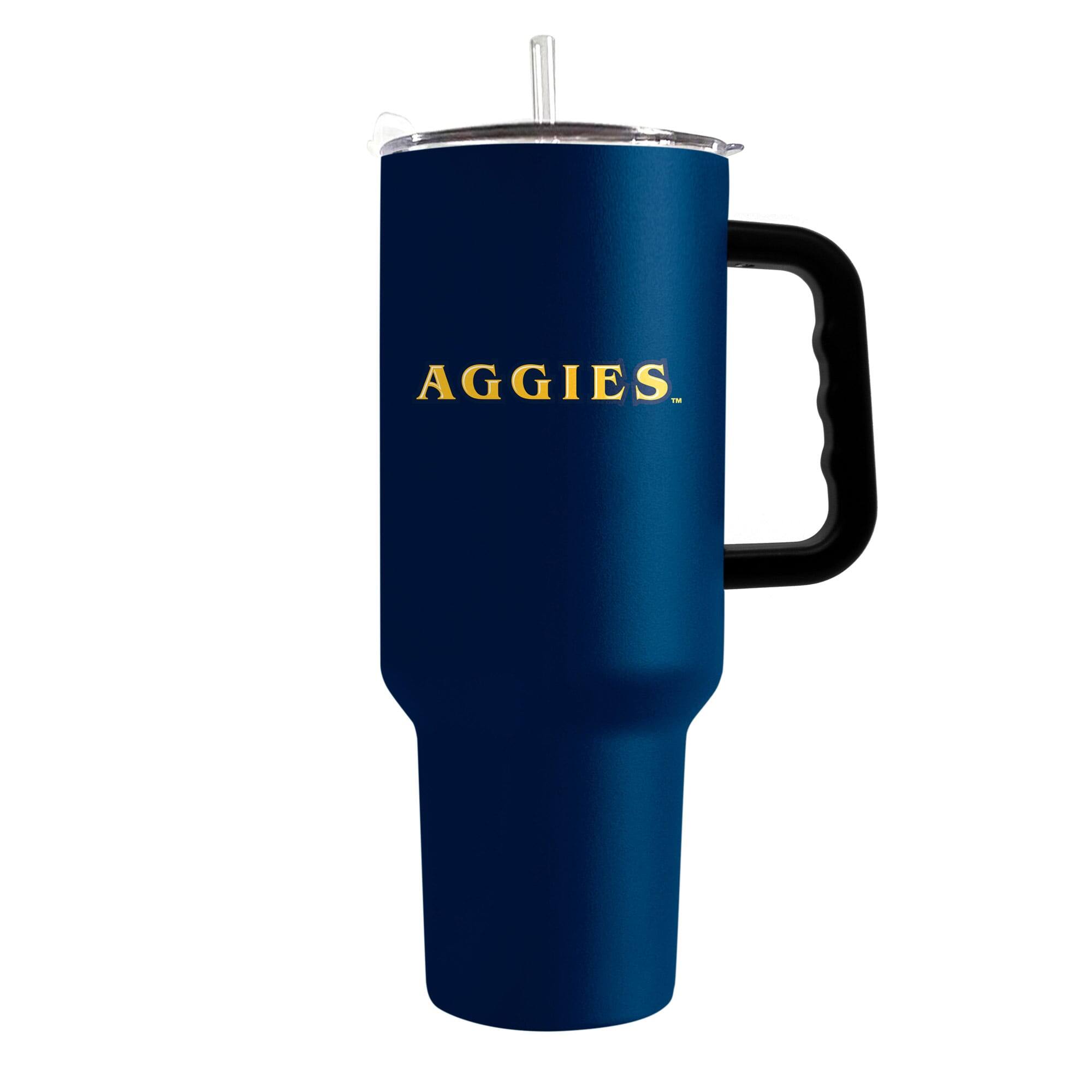 Alt View 1. Logo Brands - North Carolina A&T Aggies 40oz. Travel Tumbler with Handle - Multicolor.