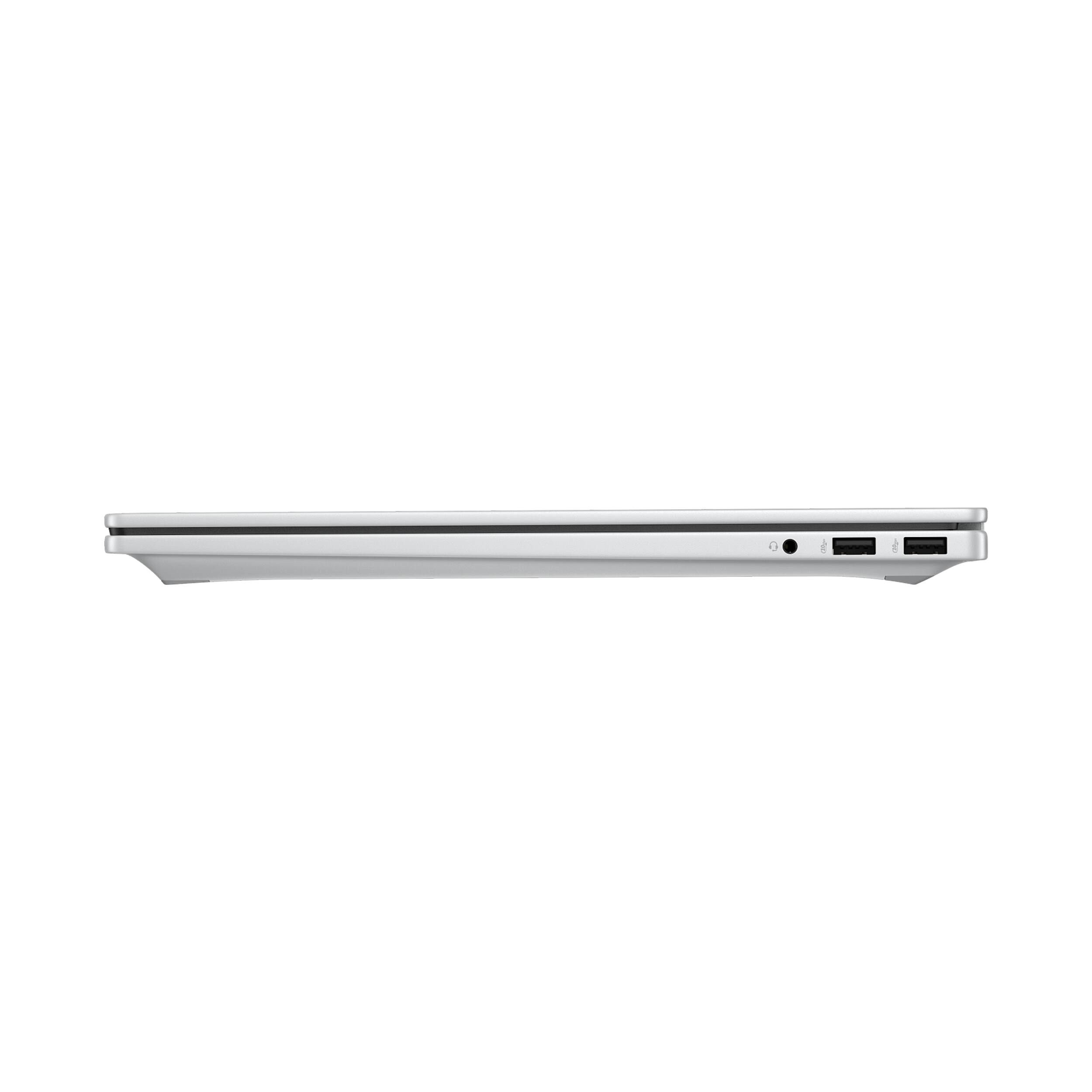 Alt View 6. HP - OmniBook X 17.3" Full HD Touchscreen Laptop - Intel Core Ultra 7 (2024) - 16GB Memory - 512GB SSD - Copilot+ PC - Glacier Silver.