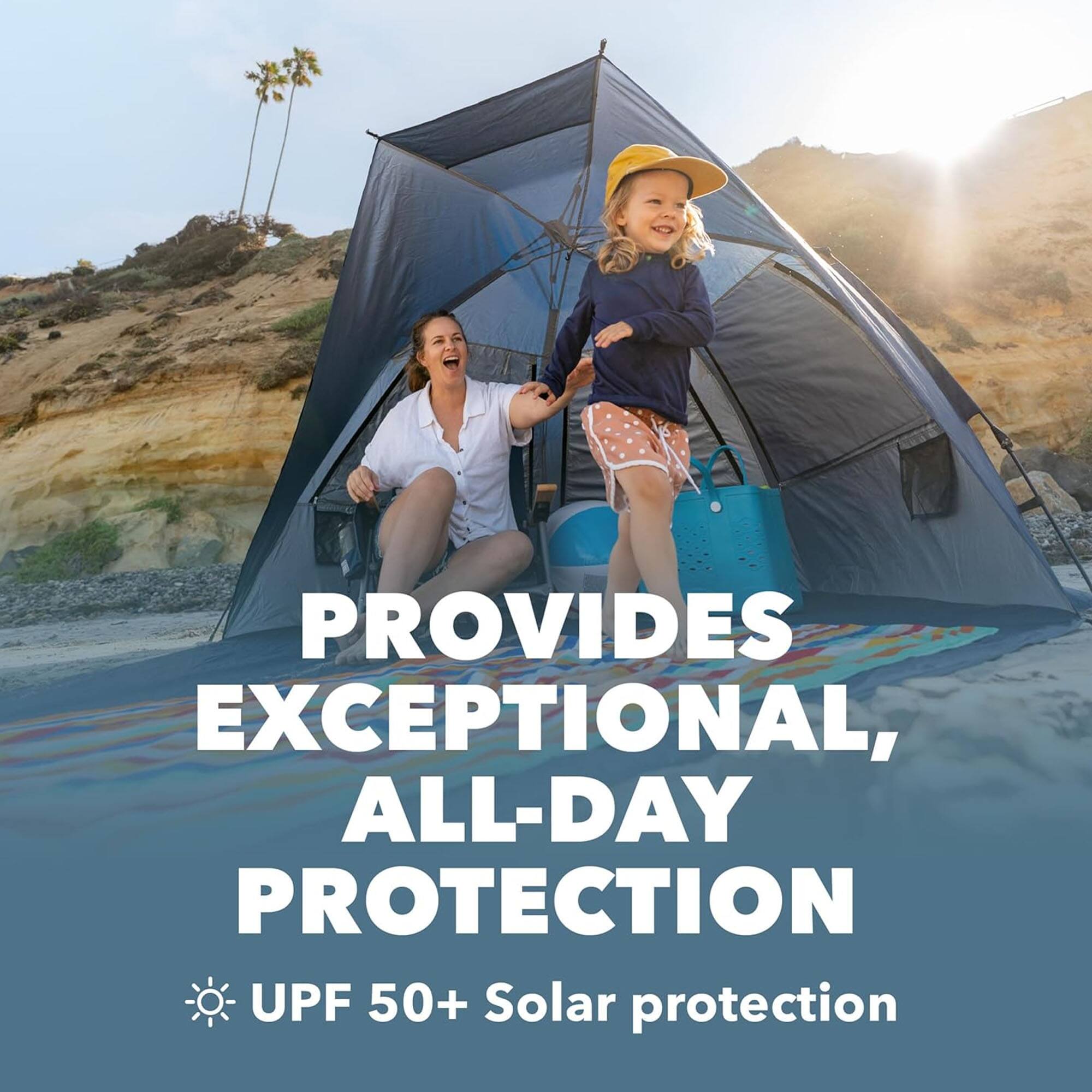 PROVIDES EXCEPTIONAL, ALL-DAY PROTECTION  
UPF 50+ Solar protection