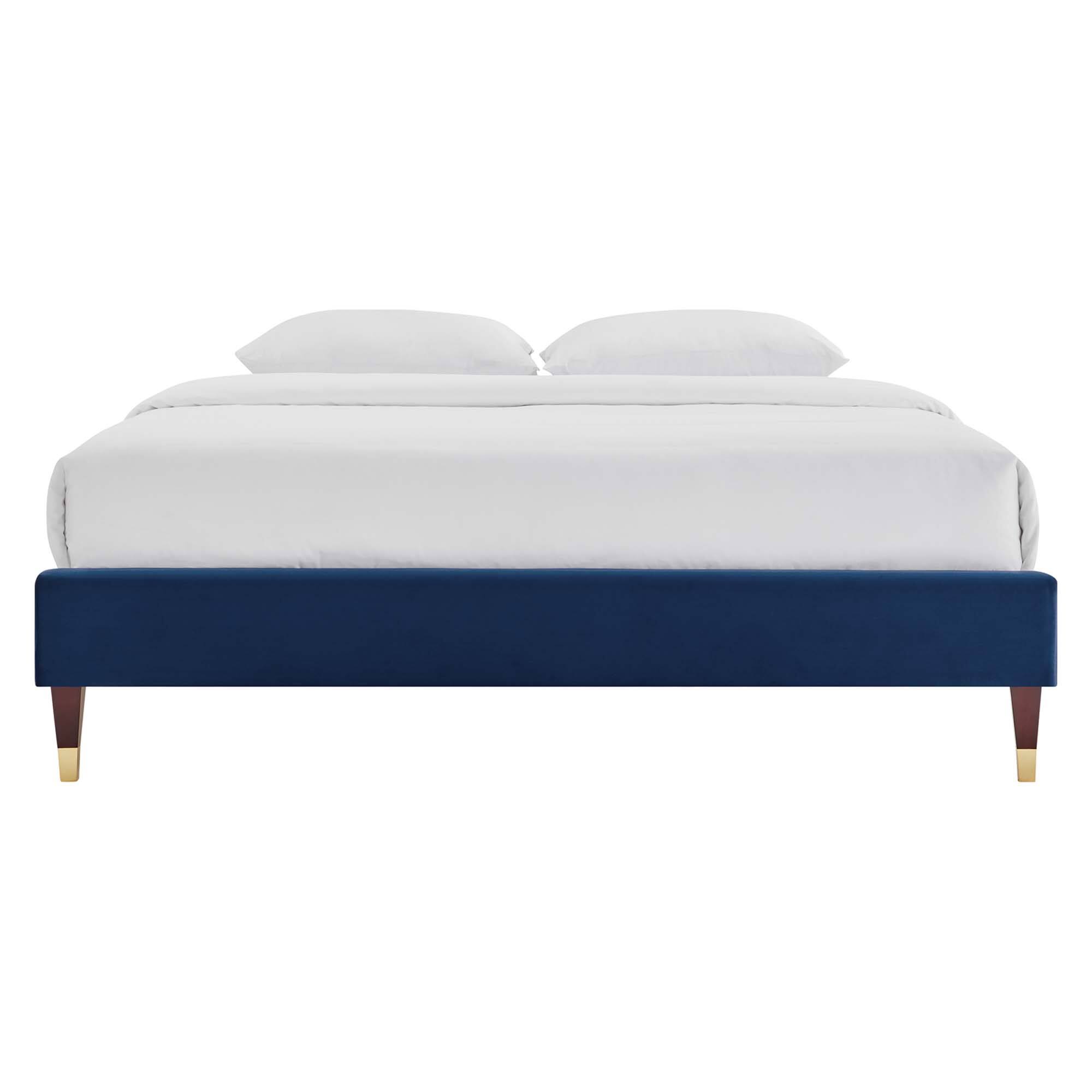 Alt View 1. Modway - Margo Wood Full Platform Bed Frame - Brown.