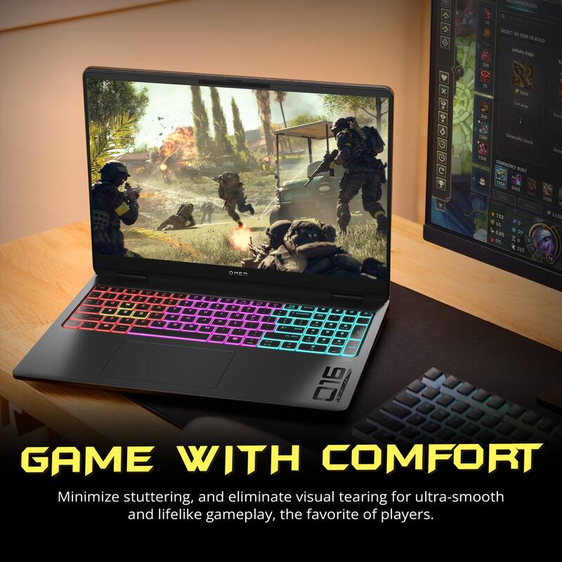 GAME WITH COMFORT

Minimize stuttering, and eliminate visual tearing for ultra-smooth and lifelike gameplay, the favorite of players.
