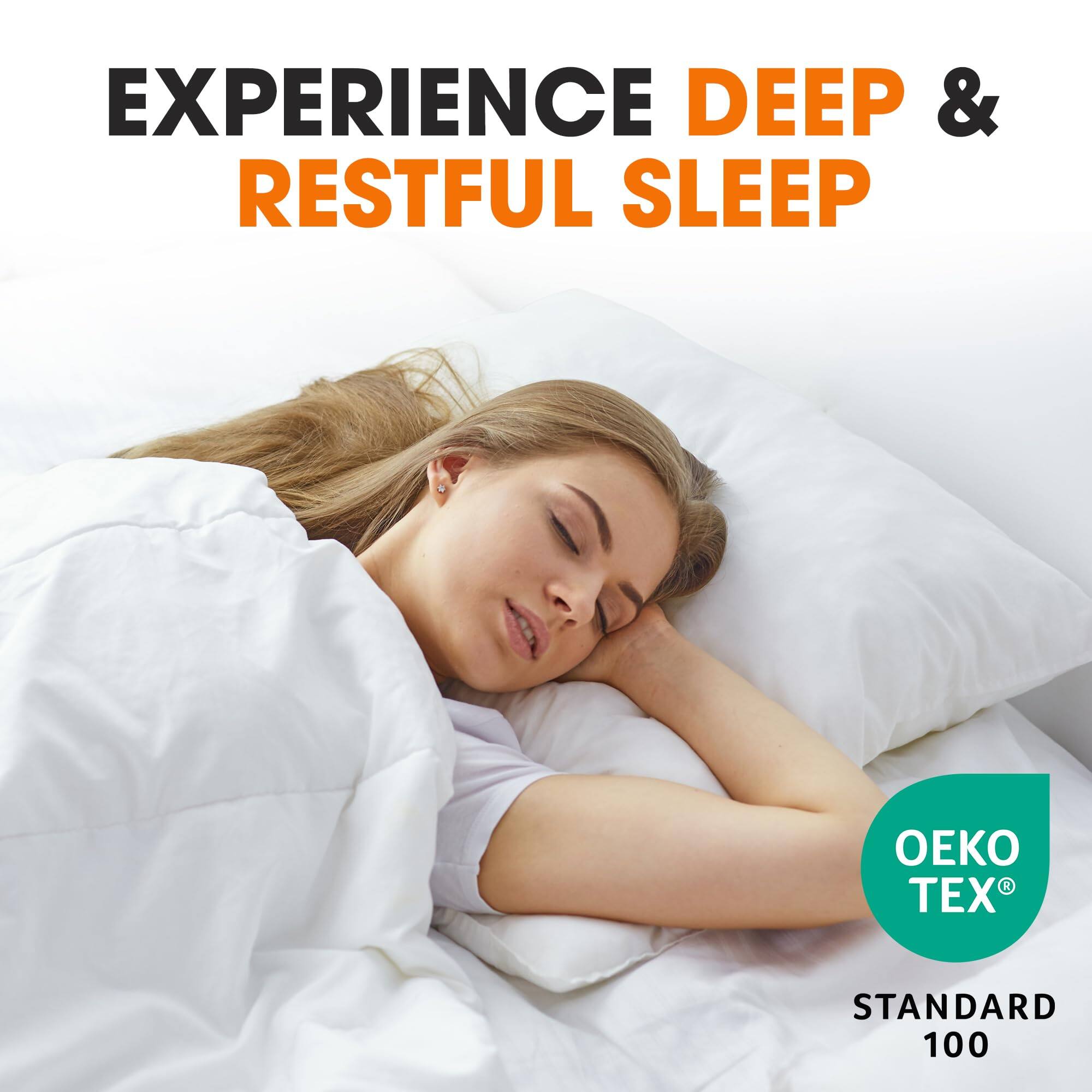 EXPERIENCE DEEP & RESTFUL SLEEP

OEKO TEX®
STANDARD 100