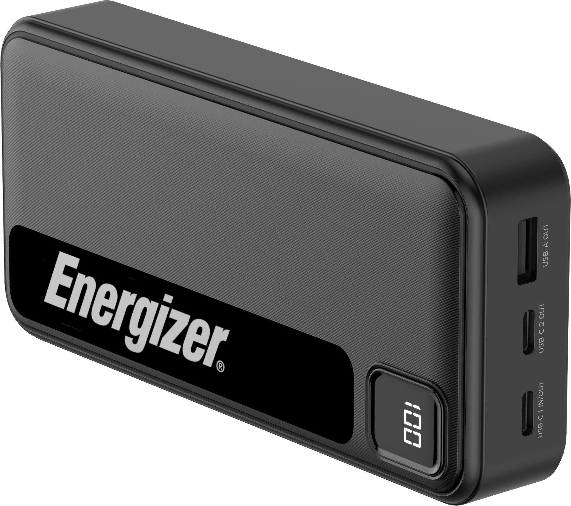 Energizer USB-A OUT USB-C IN/OUT USB-C 2 2