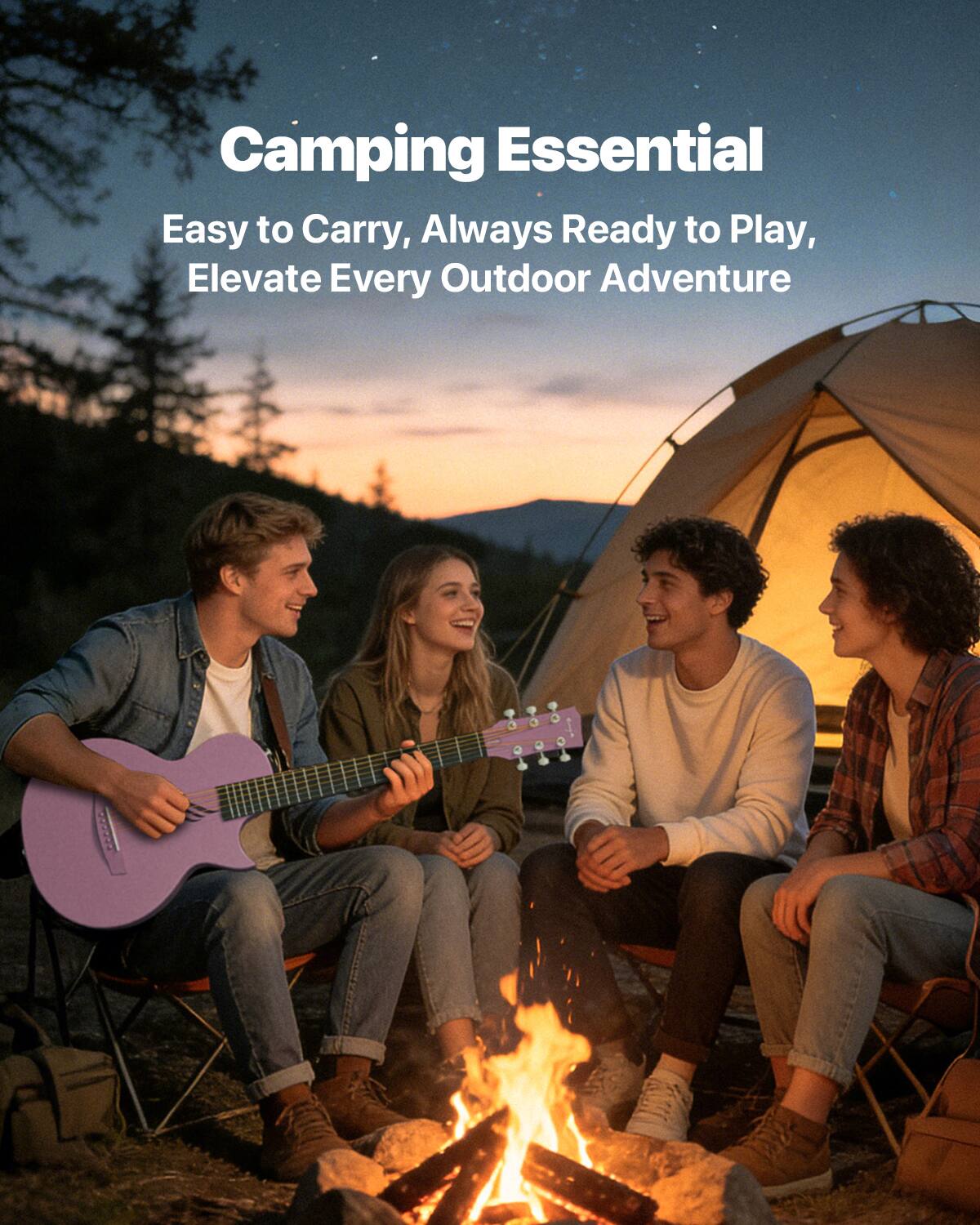 Camping Essential  
Easy to Carry, Always Ready to Play, Elevate Every Outdoor Adventure