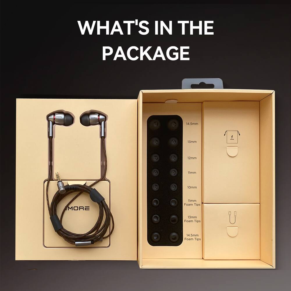 Alt View 3. 1MORE - Quad Driver In-Ear Headphones P40 - Gray.