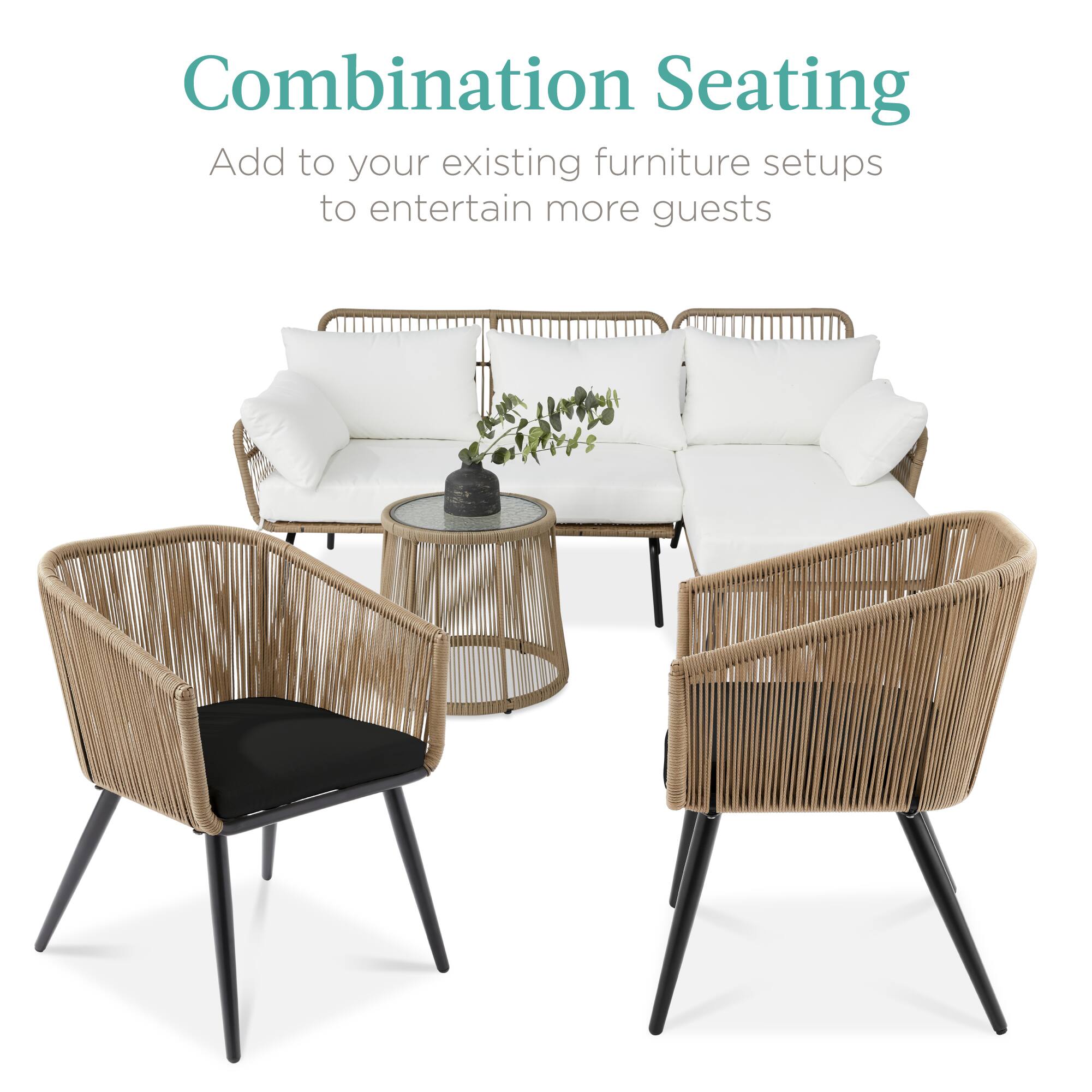 Combination Seating

Add to your existing furniture setups to entertain more guests