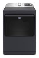 Maytag - 7.4 Cu Ft. Smart Electric Dryer with Steam and Pet Pro Option - Midnight Steel - Front_Zoom