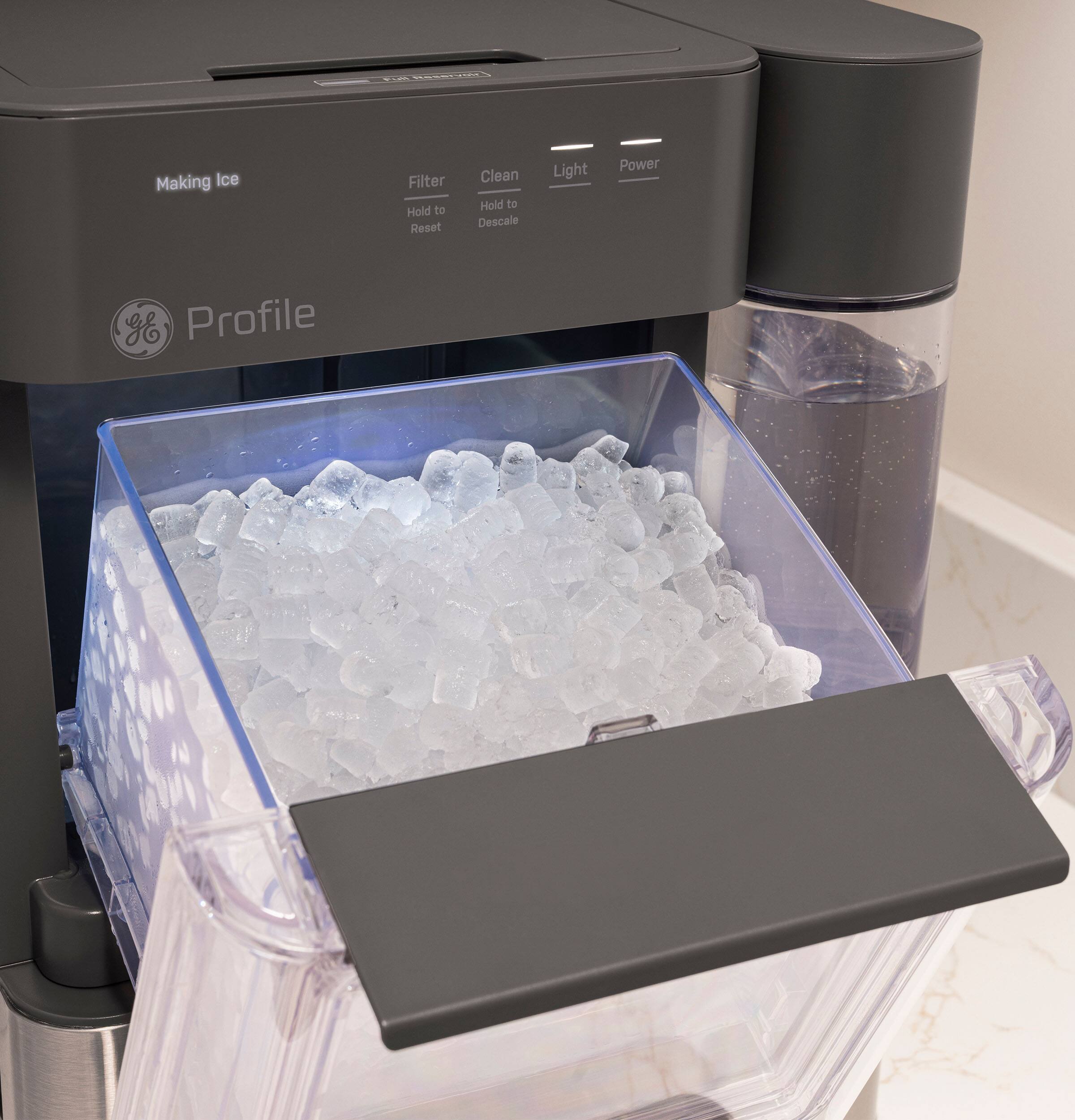 FRSIELI Making Ice  
Filter Hold to Reset  
Clean Hold to Descale  
Light Power  
Profile