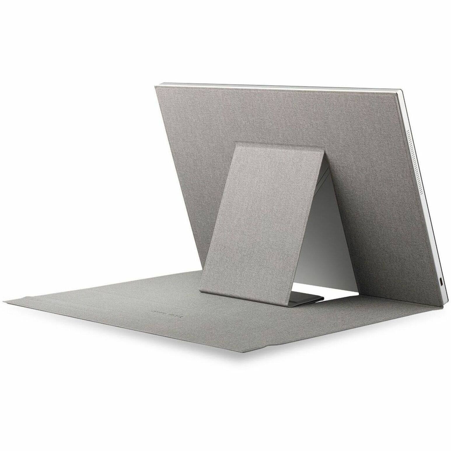 Alt View 24. ViewSonic - VG1656N 16" IPS LCD 1200P Wireless Portable Monitor (USB-C) - Black.