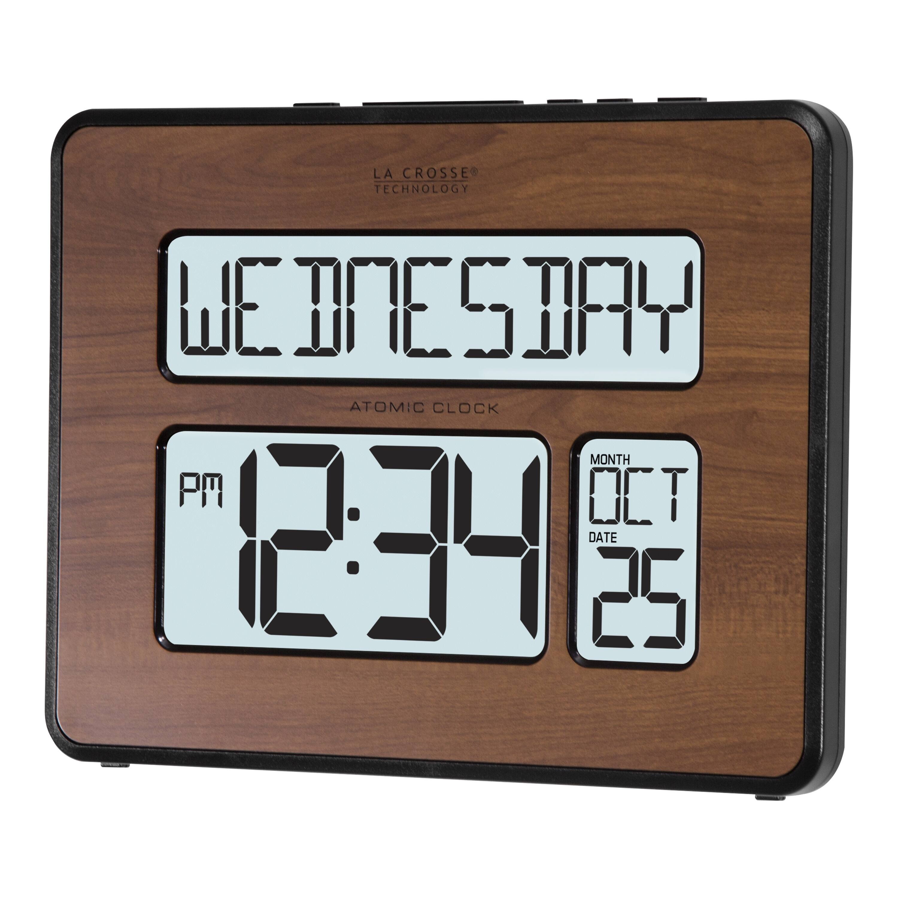 LA CROSSE TECHNOLOGY  
WE INESDAY  
ATOMIC CLOCK  
PM 12:34  
MONTH OCT  
DATE 25