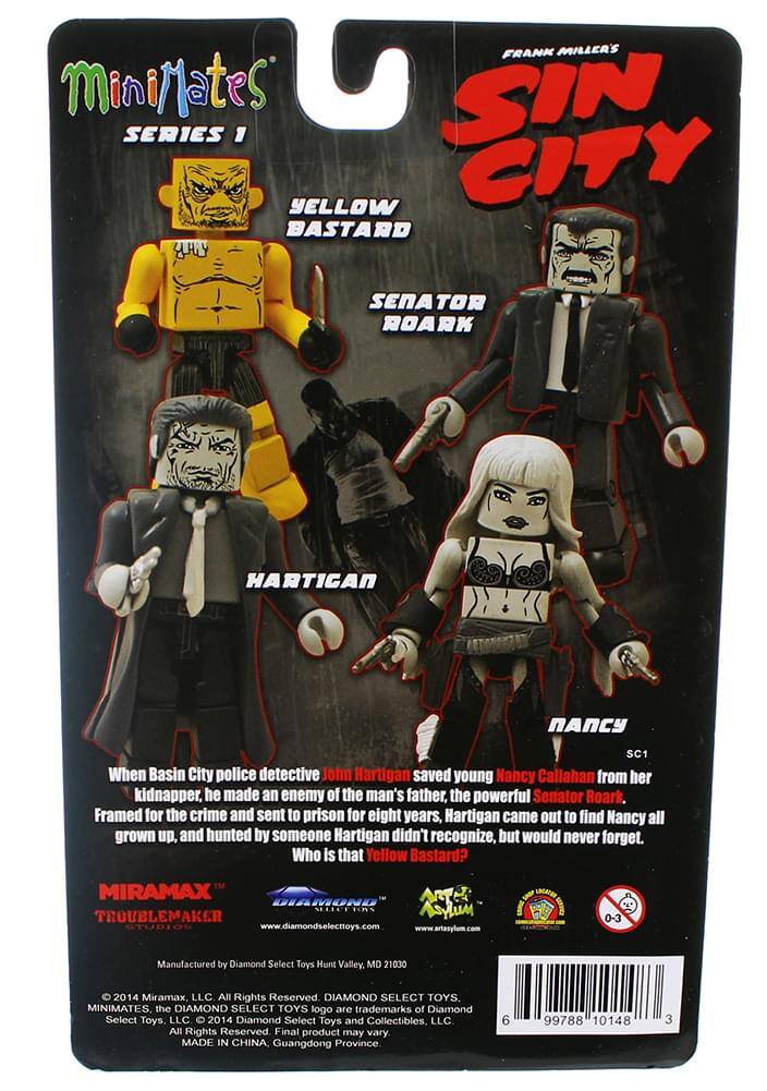 Set Box Size Diamond Comic Diamond Select Minimates Sin City Series 1 Action Figure ...