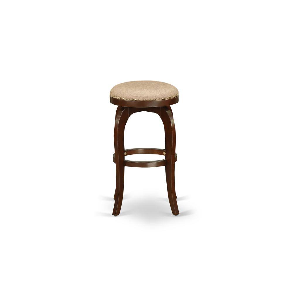 Front. East West Furniture - Barstools Mocha - Brown.