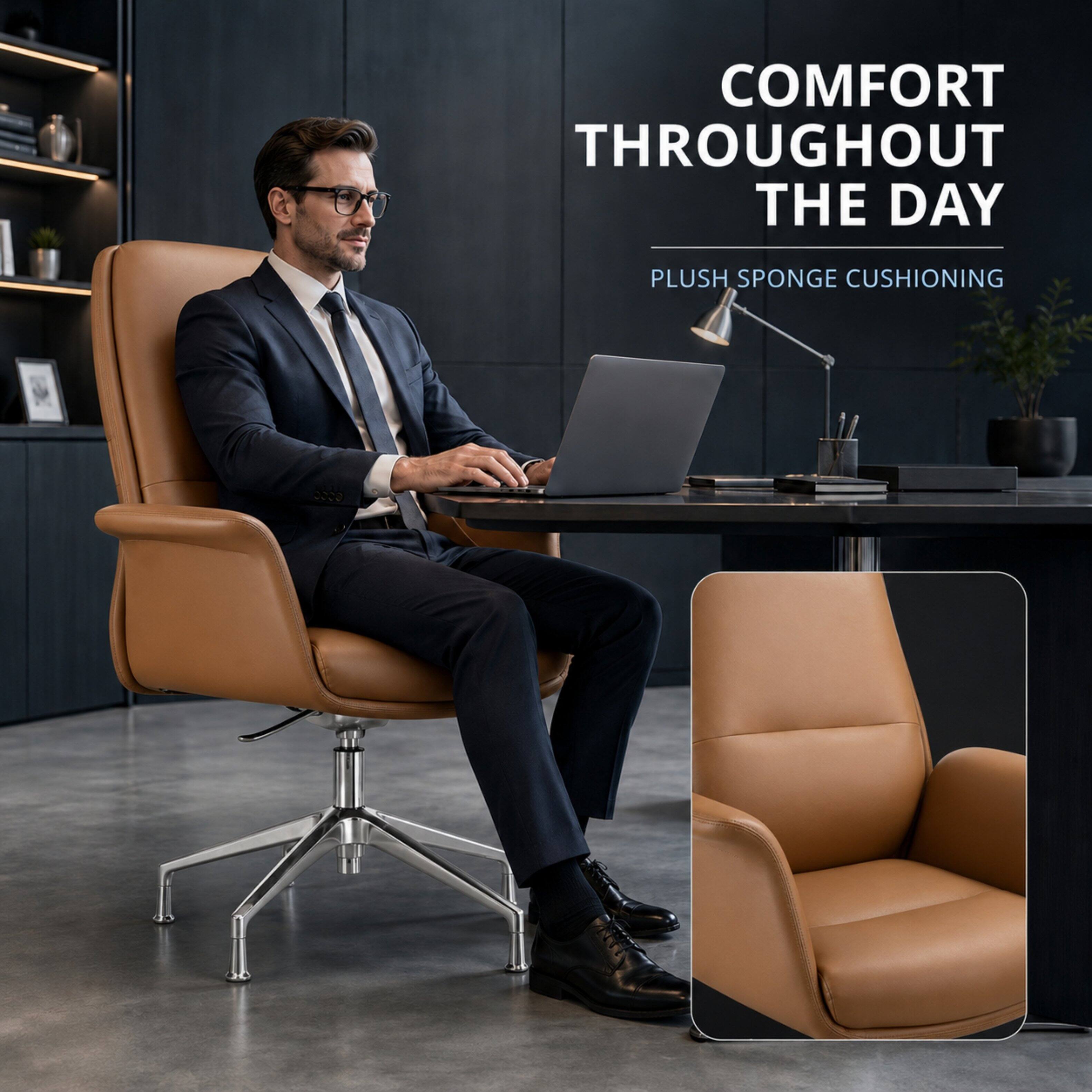 COMFORT THROUGHOUT THE DAY  
PLUSH SPONGE CUSHIONING