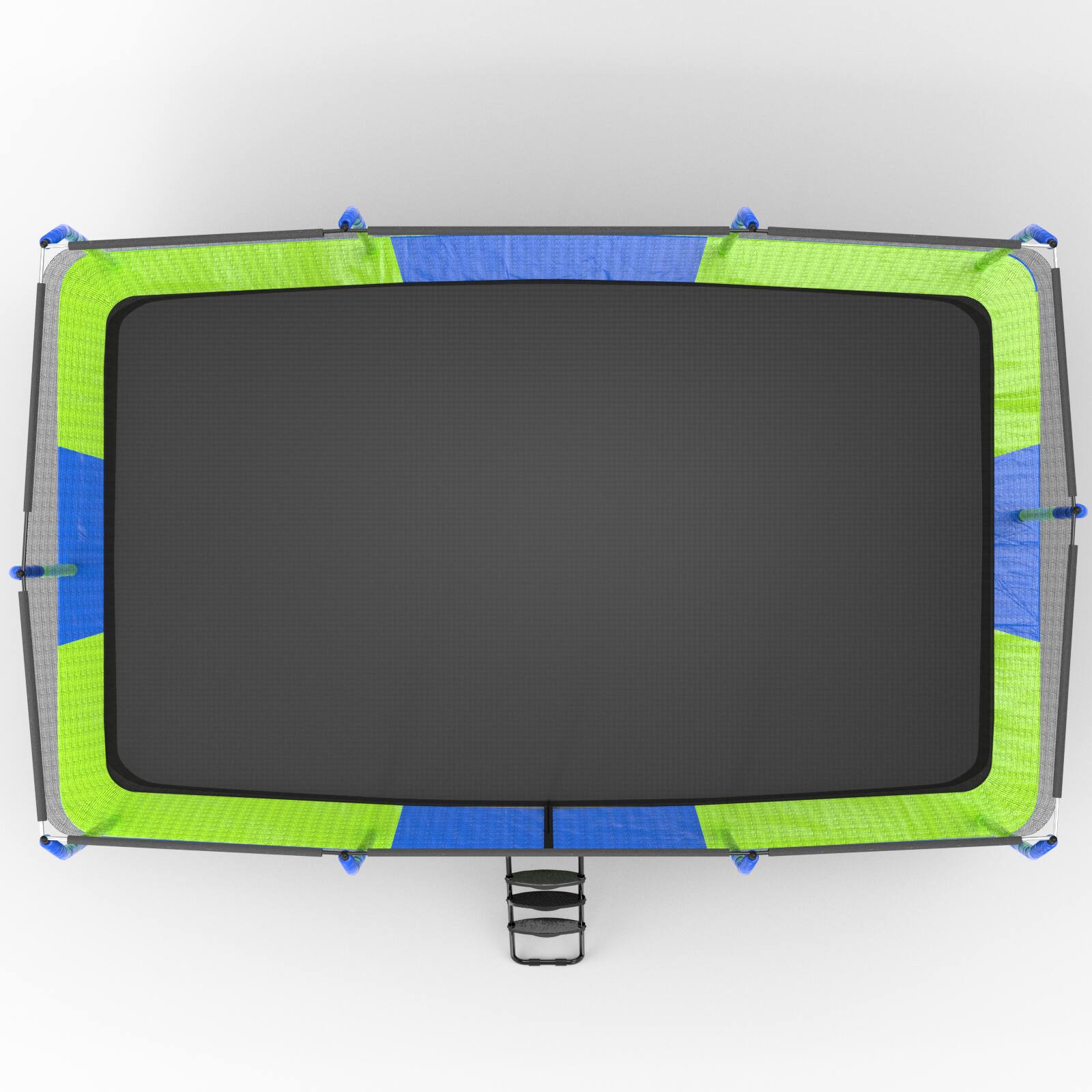 Angle. LOVMOR - Lovmor 10 FT x 17 FT Trampoline with Safety Enclosure Recreational Trampoline for Adults.