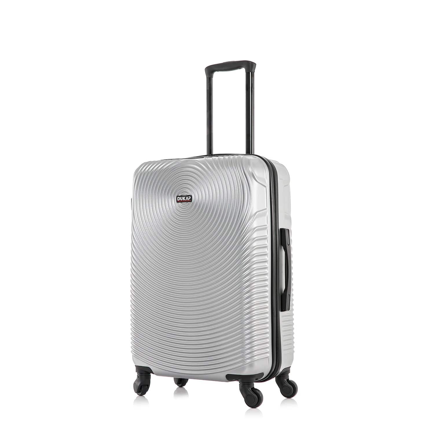 "DUKAP - Inception Lightweight Hardside Spinner Luggage 24"" - Silver" price history on PriceWatchPro