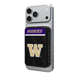 Keyscaper - Washington Huskies Endzone Plus Wireless Power Bank - Multicolor